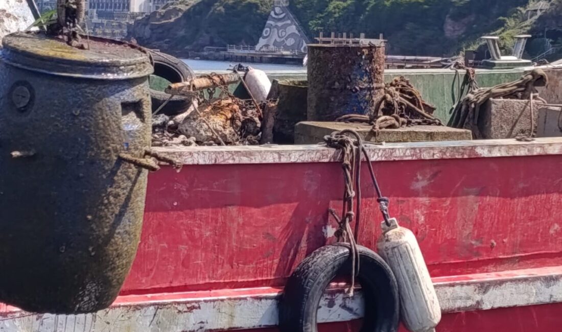 MUĞLA (AA) – Muğla'nın Bodrum ilçesinde deniz dibinden 50 ton