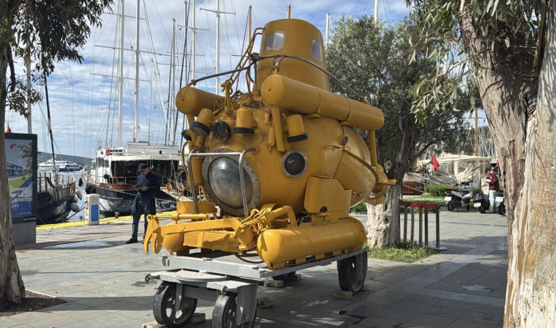MUĞLA (AA) – Muğla'nın Bodrum ilçesinde deniz müzesine geçici sergileme