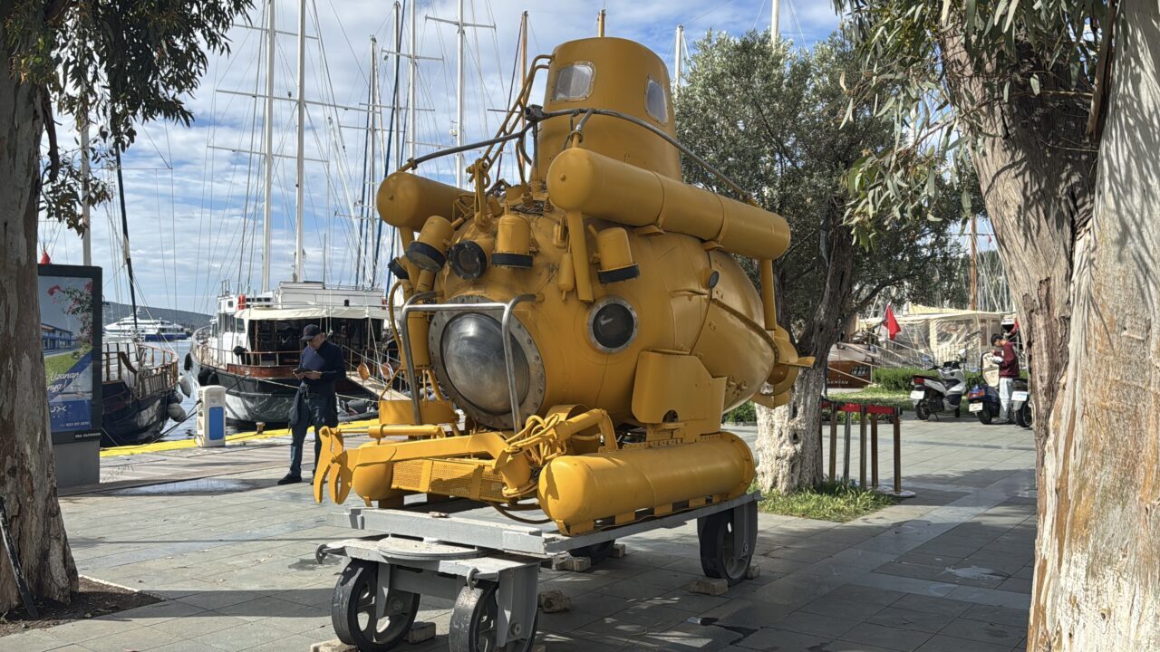 MUĞLA (AA) – Muğla'nın Bodrum ilçesinde deniz müzesine geçici sergileme