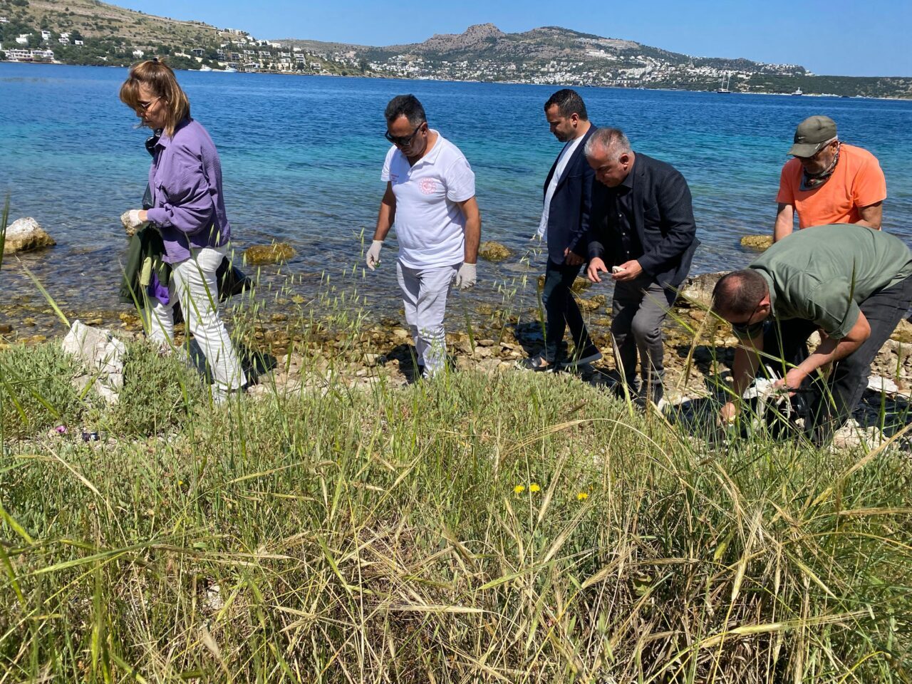 MUĞLA (AA) – Muğla'nın Bodrum ilçesinde yapılan deniz ve kıyı