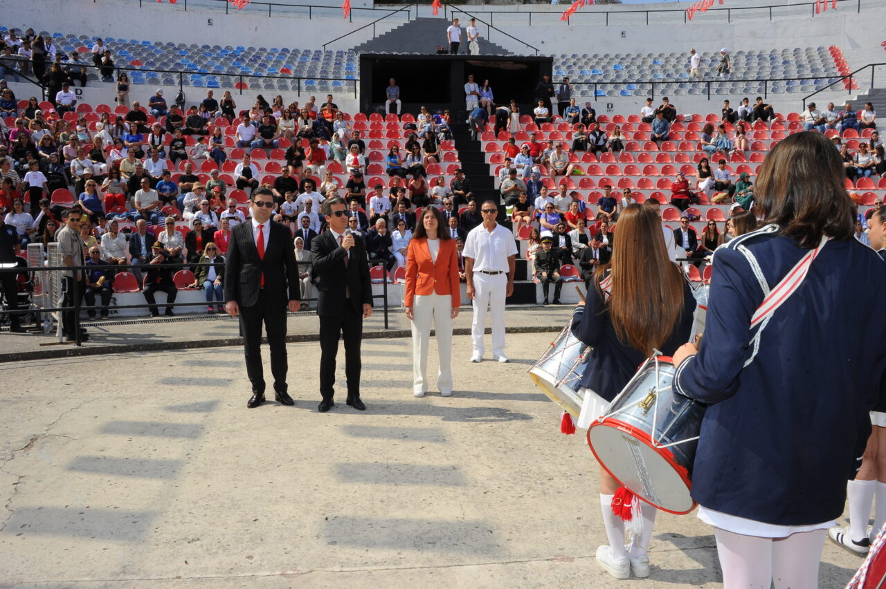 İZMİR (AA) – İzmir'in Çeşme ilçesinde, 19 Mayıs Atatürk'ü Anma,