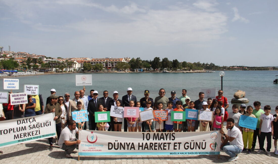 MUĞLA (AA) – Datça ilçesinde, "Sağlık için Hareket Et Günü"