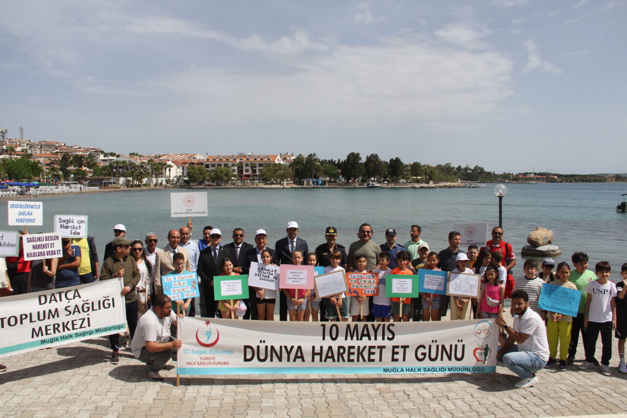 MUĞLA (AA) – Datça ilçesinde, "Sağlık için Hareket Et Günü"