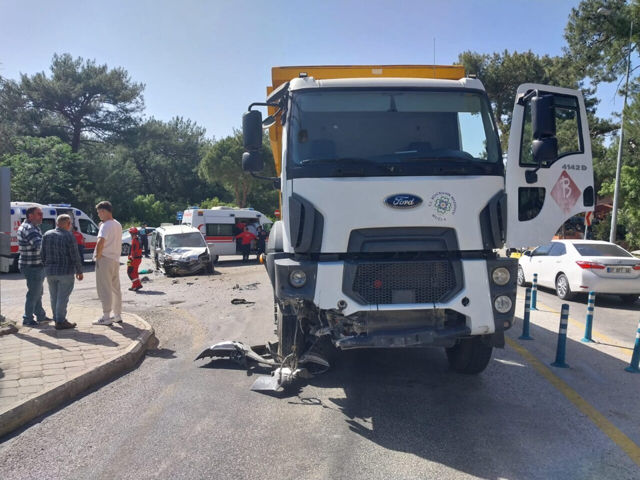 MUĞLA (AA) – Muğla’nın Fethiye ilçesinde iki ayrı kazada biri