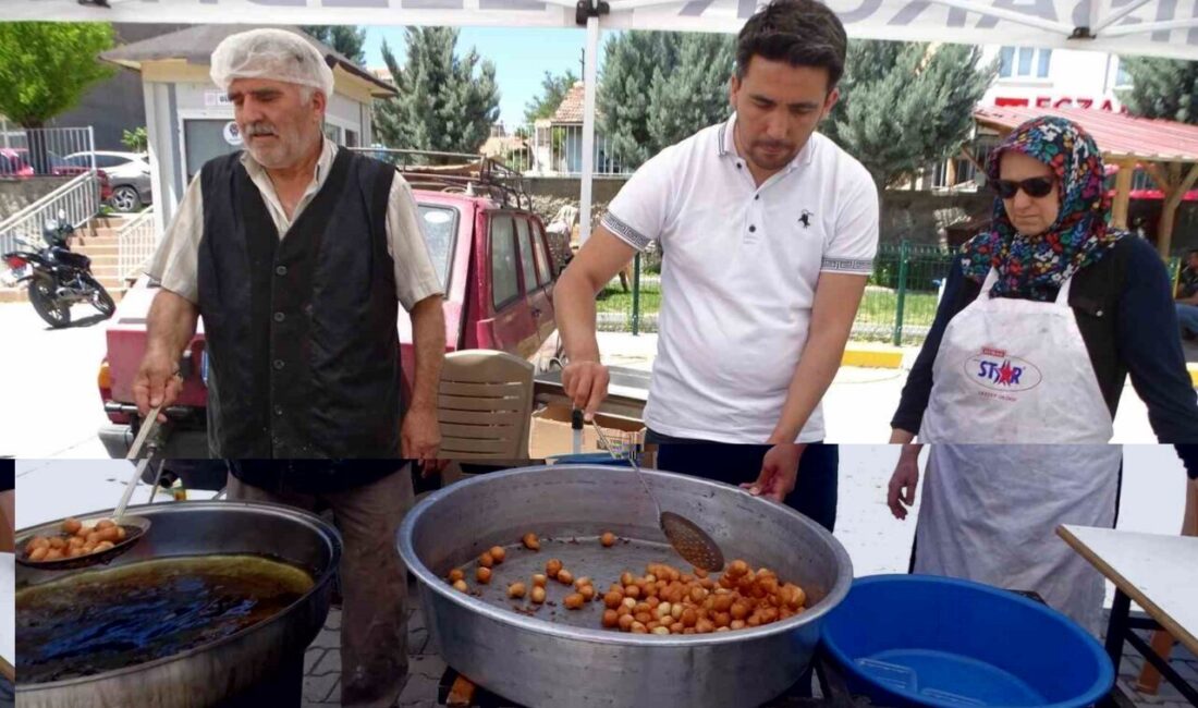Kütahya’nın Hisarcık İlçe Devlet Hastanesi personelinin katkılarıyla 8. geleneksel lokma