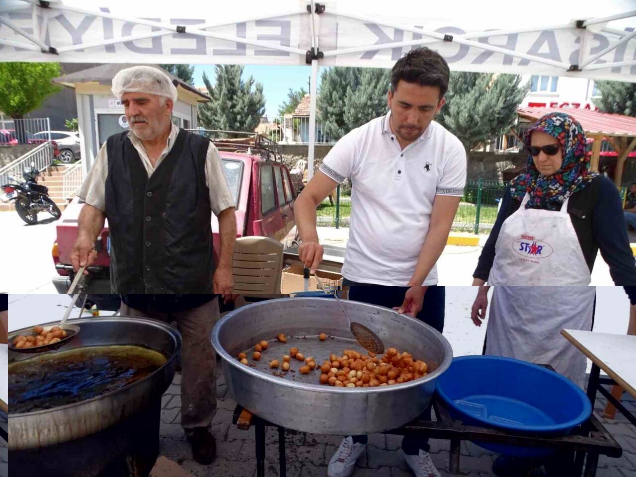 Kütahya’nın Hisarcık İlçe Devlet Hastanesi personelinin katkılarıyla 8. geleneksel lokma