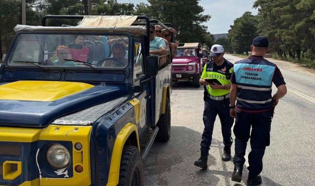 MUĞLA (AA) – Muğla'nın Marmaris ilçesinde denetlenen 7 cip safari