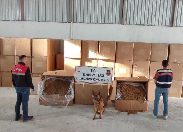 İZMİR (AA) – Menderes ilçesinde 6 kilo 840 gram kıyılmış