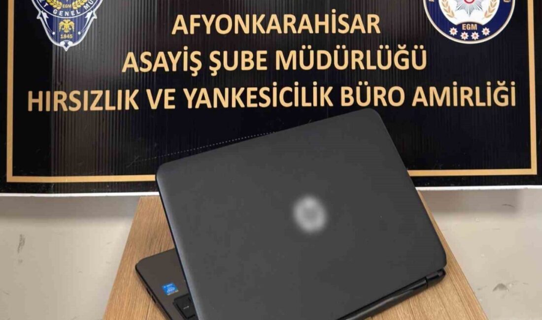 Afyonkarahisar tedavi için gittiği Toplum Ruh Sağlığı Merkezi’nden dizüstü bilgisayar