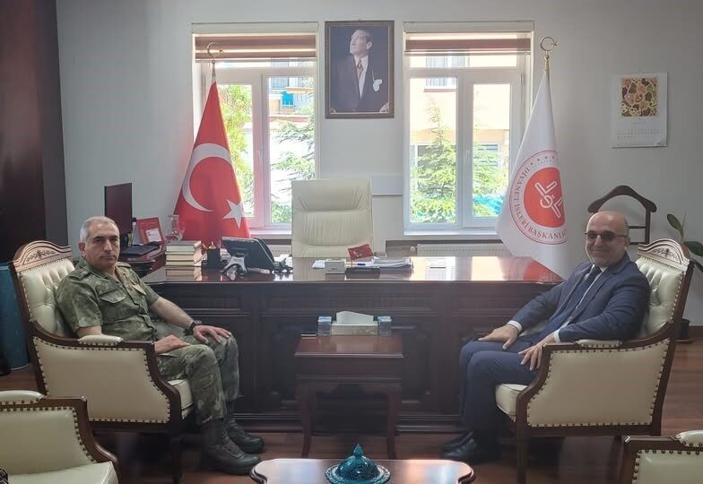 Afyonkarahisar İkmal ve Garnizon Komutanı Tuğgeneral Fatih Dağlı, İl Müftüsü