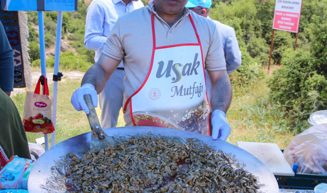 UŞAK (AA) – Uşak'ta, "Türk Mutfağı Haftası" etkinlikleri kapsamında Taşyaran