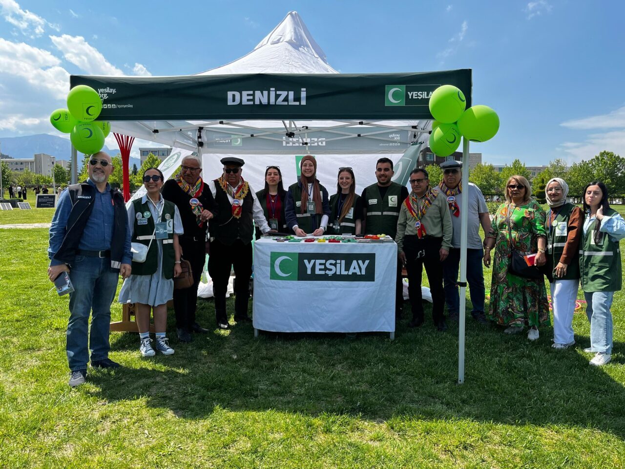 DENİZLİ (AA) – Yeşilay Denizli Şubesi, Pamukkale Üniversitesi (PAÜ) Bahar