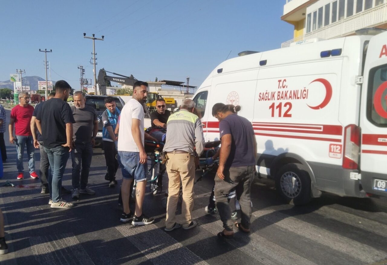 AYDIN (AA) – Aydın'ın Söke ilçesinde, pikapla çarpışan motosikletin sürücüsünün