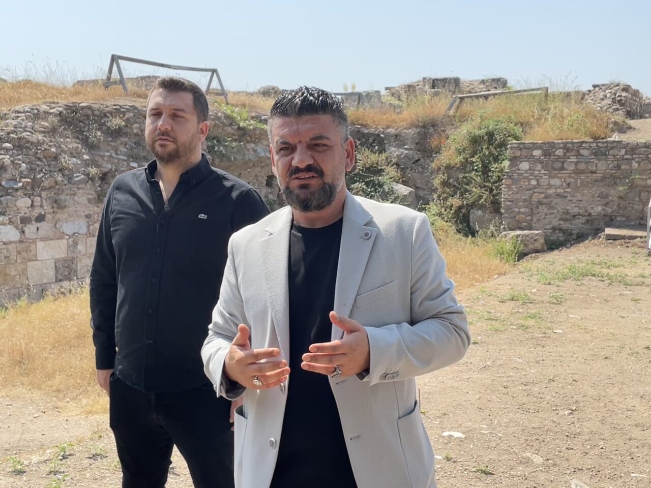 AYDIN (AA) – Aydın'ın Efeler ilçesindeki Tralleis Antik Kenti'nin ağustos