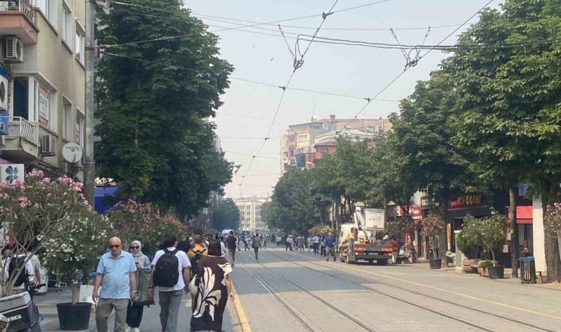 Sakarya’da çıkan ve Bilecik’e sıçrayan orman yangınının dumanı Eskişehir’de gökyüzünü