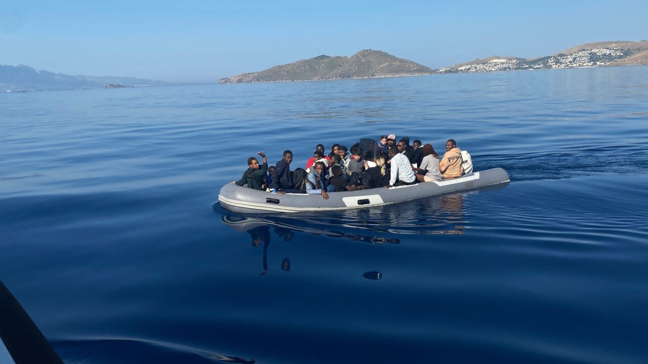 MUĞLA (AA) – Muğla'nın Bodrum ilçesinde aralarında çocukların da bulunduğu