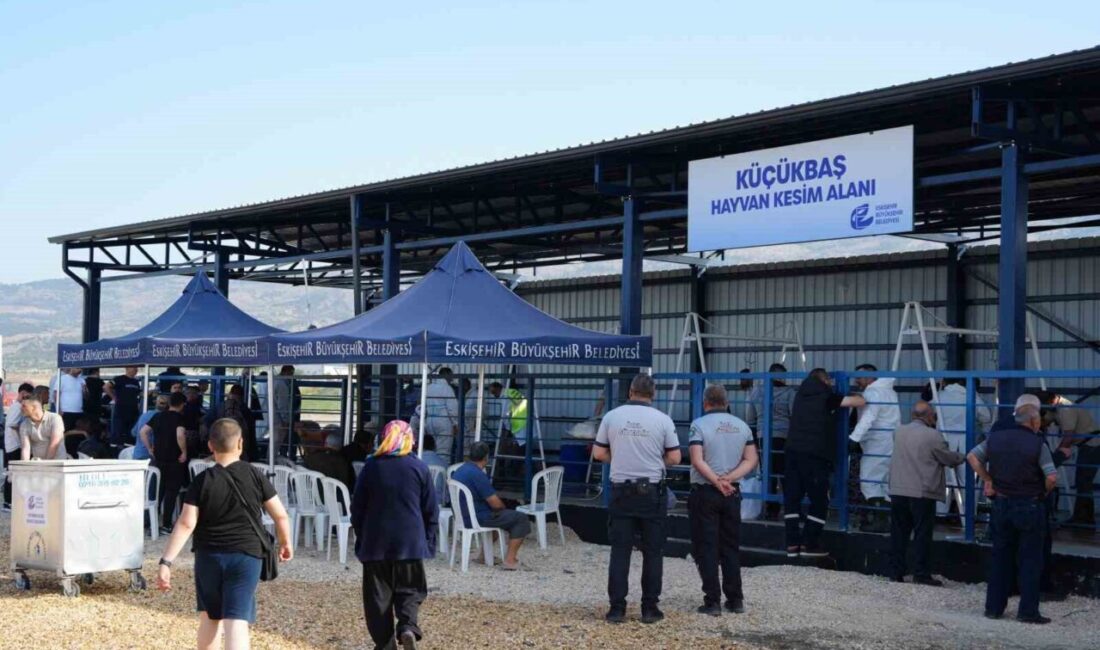 Eskişehir Büyükşehir Belediyesi, Kurban Bayramı’nda hayata geçirdiği kesim hizmetiyle vatandaşların