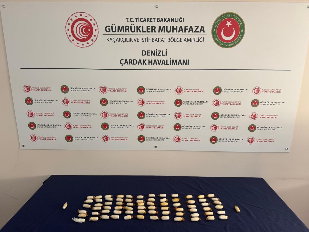 DENİZLİ (AA) – Denizli Çardak Havalimanı'nda, yabancı uyruklu bir yolcunun