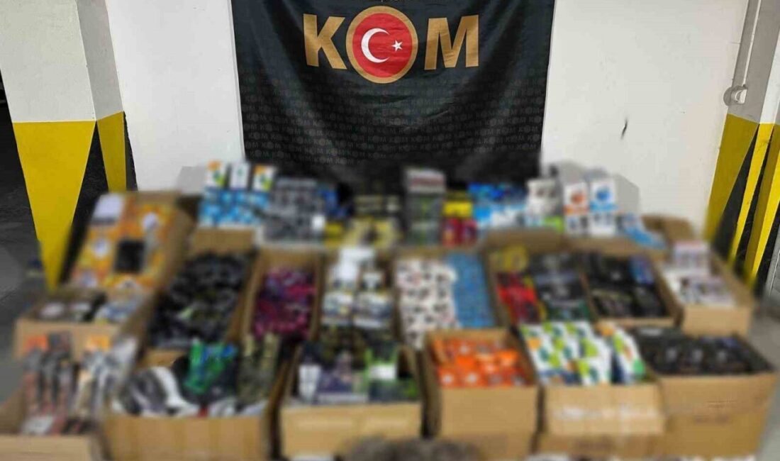 Eskişehir’de polis ekiplerinin çalışmaları sonucunda 4 bin 966 adet gümrük