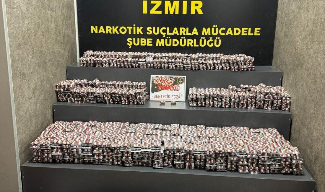 İZMİR (AA) – İzmir'de düzenlenen uyuşturucu operasyonunda 79 bin 854