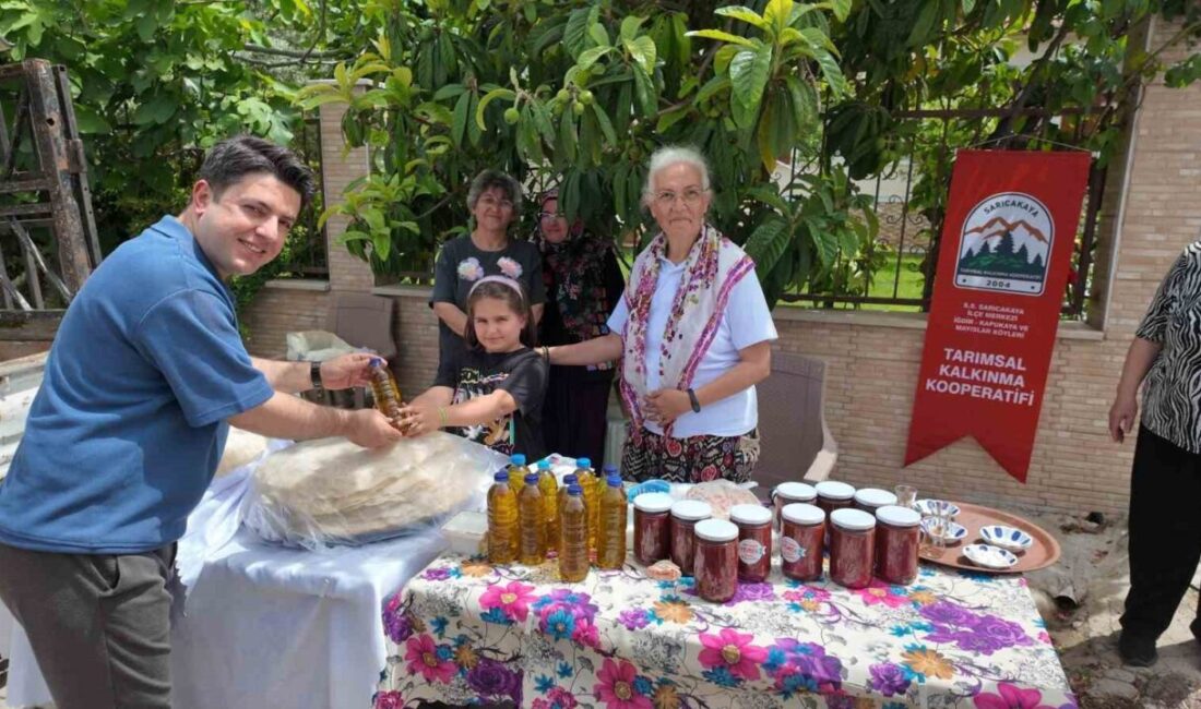 Sarıcakaya İğdir Mayıslar Kapıkaya Tarımsal Kalkınma Kooperatifi üyesi kadınlar tarafından