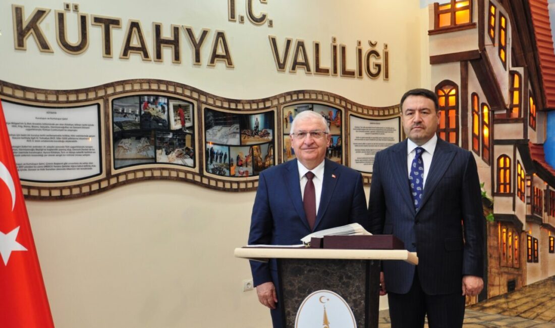 KÜTAHYA (AA) – Milli Savunma Bakanı Yaşar Güler, Kütahya Valiliğine
