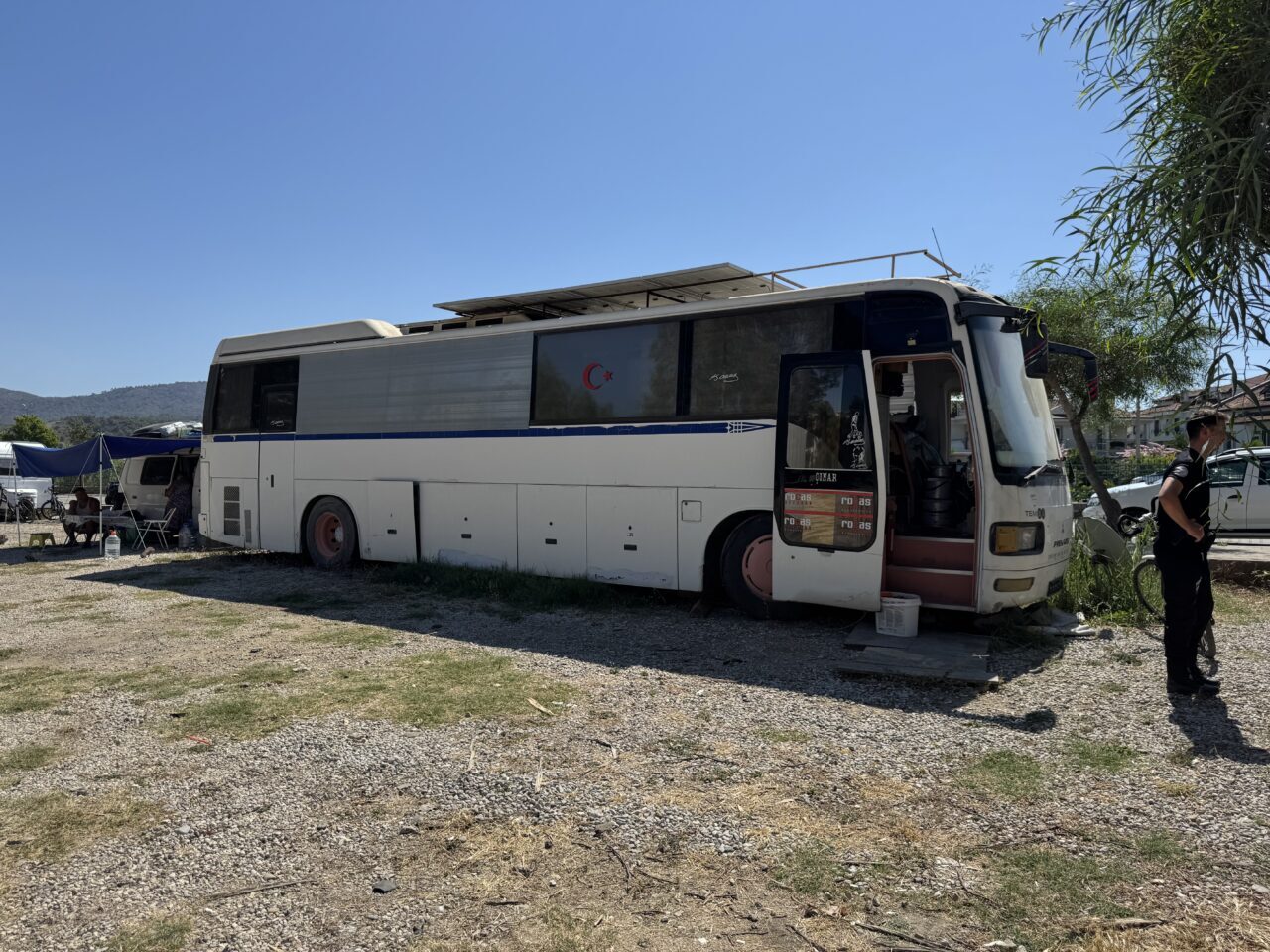 MUĞLA (AA) – Muğla'nın Fethiye ilçesinde bir kişi ev olarak