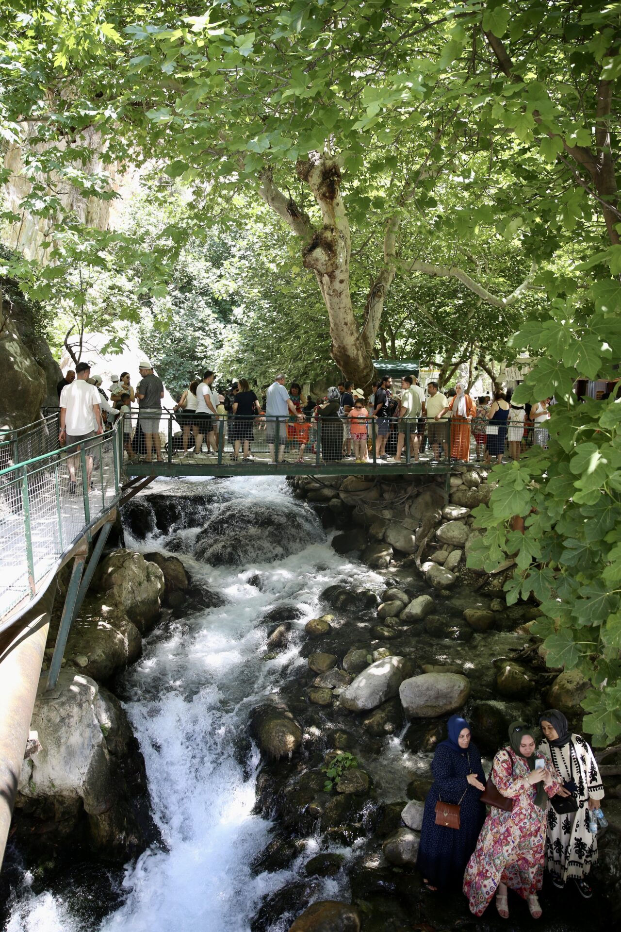 MUĞLA (AA) – Muğla'nın Seydikemer ilçesindeki Saklıkent Kanyonu'nda, Kurban Bayramı'nın