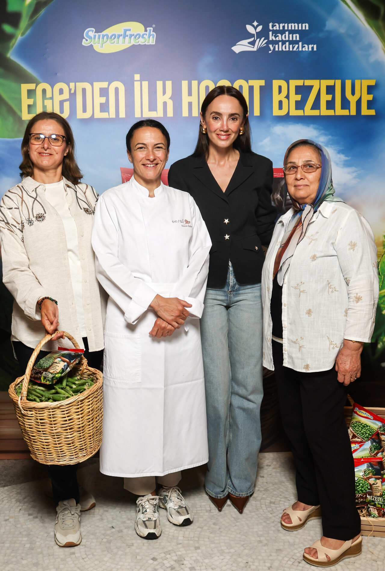 İSTANBUL (AA) – SuperFresh'in "Ege'den Hasat" bezelyesi, Migros mağazalarında tüketiciyle
