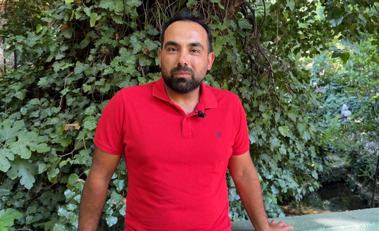 İZMİR (AA) – İzmir'in Tire ilçesinde bir vatandaşın yaralı halde