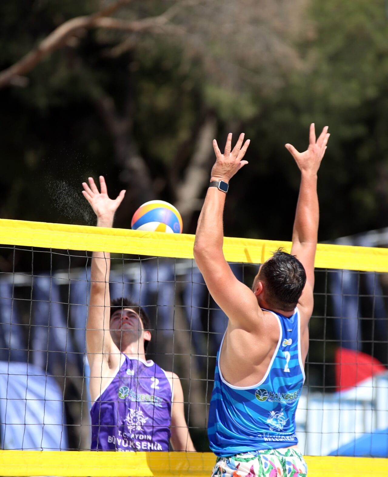 AYDIN (AA) – Aydın'ın Efeler ilçesinde Uluslararası Plaj Voleybolu Türkiye