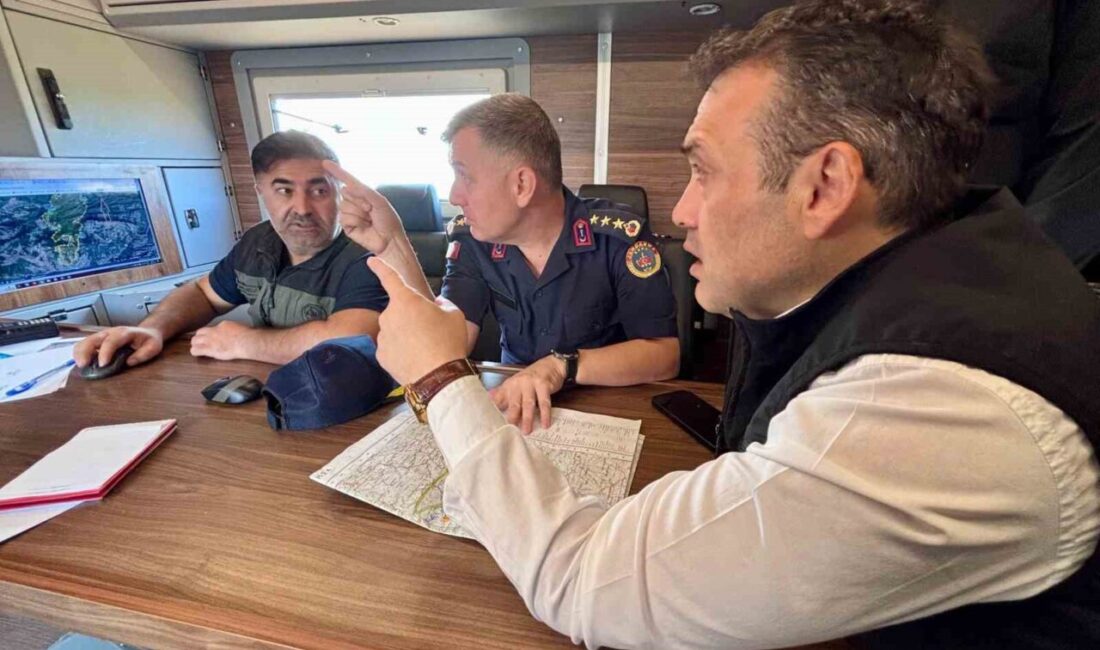Sakarya’da dün çıkan ve Bilecik’e sıçrayan orman yangınında ekipleri bizzat