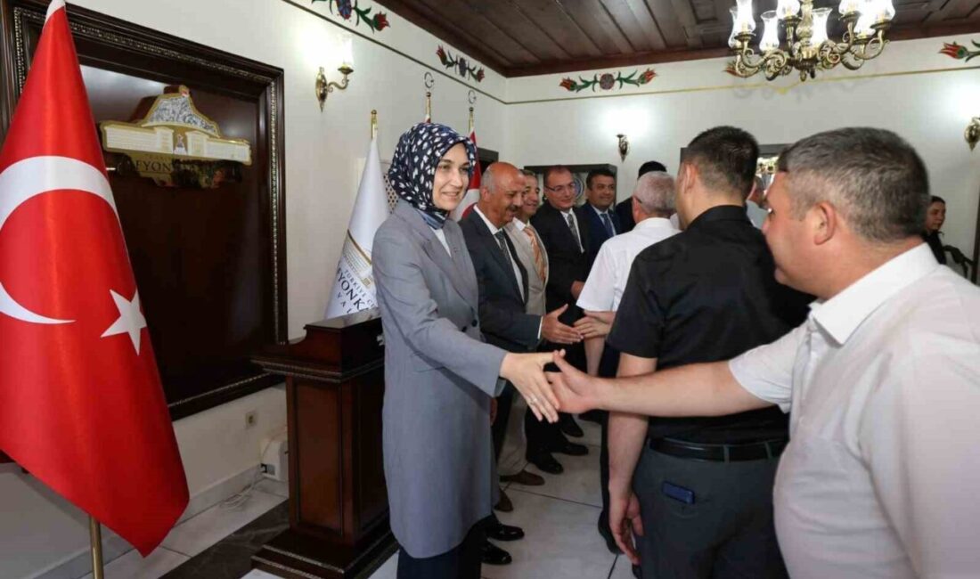 Afyonkarahisar Valisi Doç. Dr. Kübra Güran Yiğitbaşı, bayram tatili dönüşü