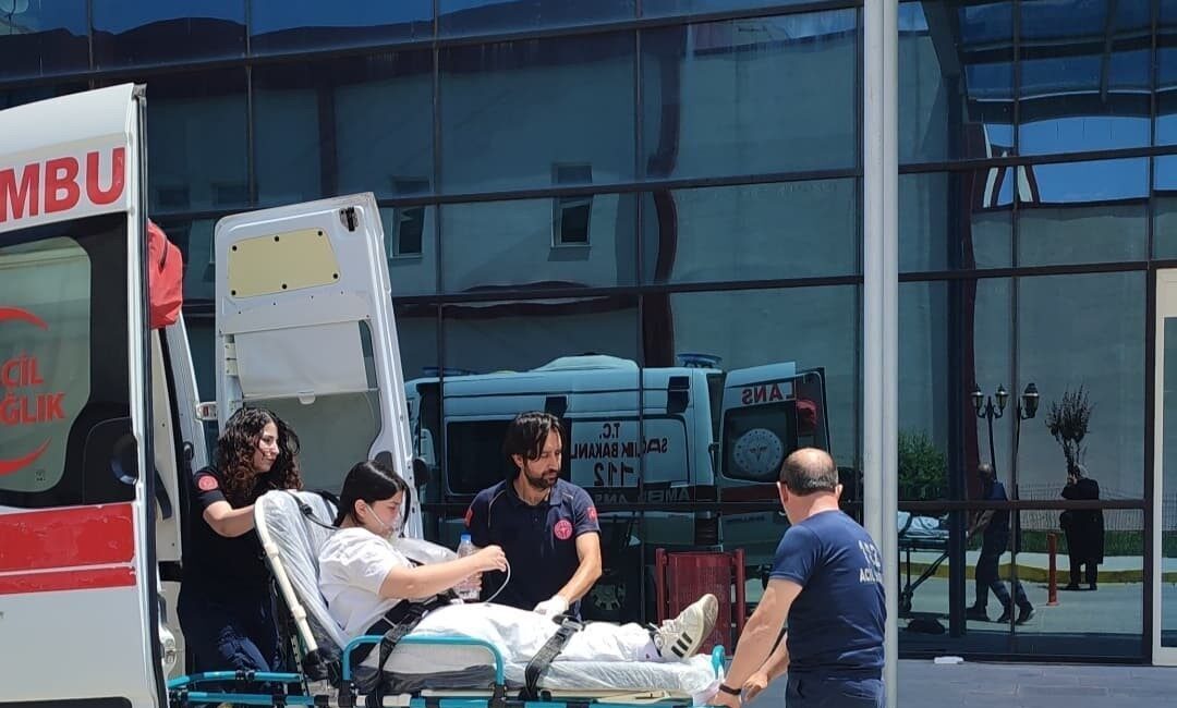 Afyonkarahisar’da solunum sıkıntısı çektiği için tıbbi destek almak zorunda olan