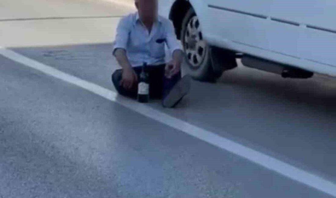 Afyonkarahisar’da içtiği alkolün etkisi ile sarhoş olan bir şahıs, trafiğin