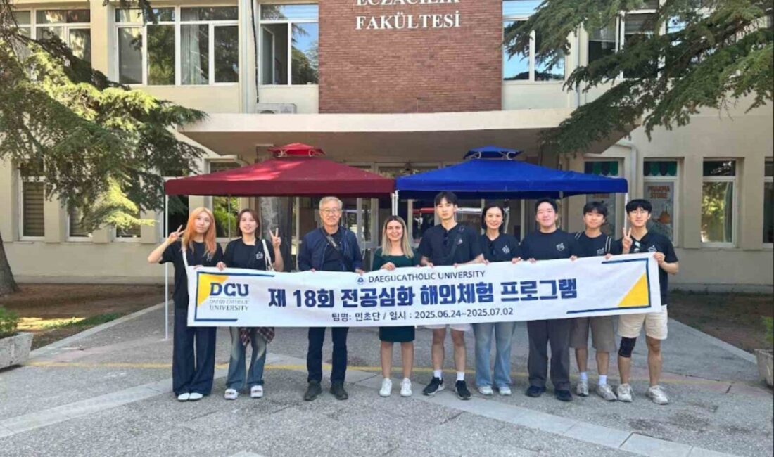 Anadolu Üniversitesi Eczacılık Fakültesi, Güney Kore Daegu Katolik Üniversitesinden gelen