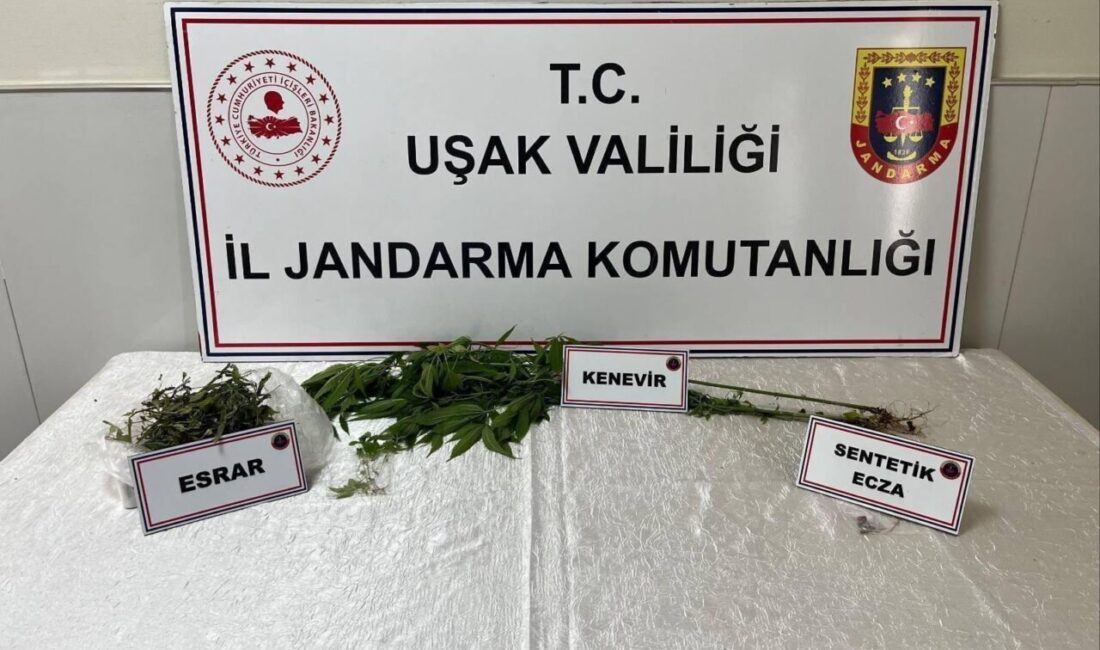 UŞAK (AA) – Uşak'ın Banaz ilçesinde düzenlenen uyuşturucu operasyonunda 1