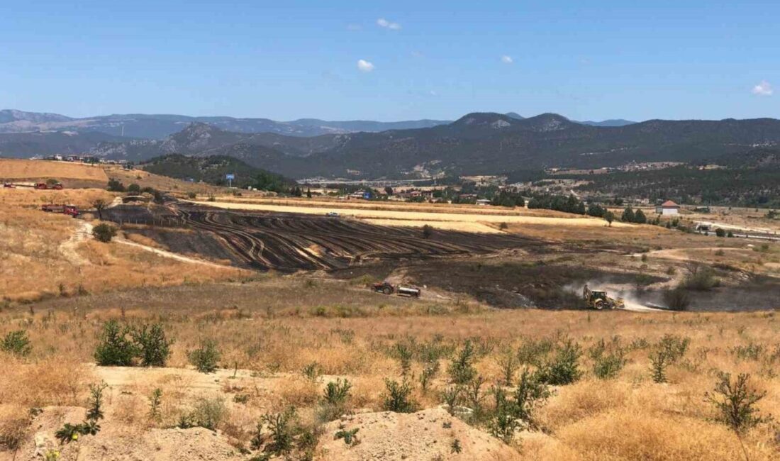 Bilecik’te başlayan anız yangını helikopter yardımı ile büyümeden söndürüldü. Bilecik’in
