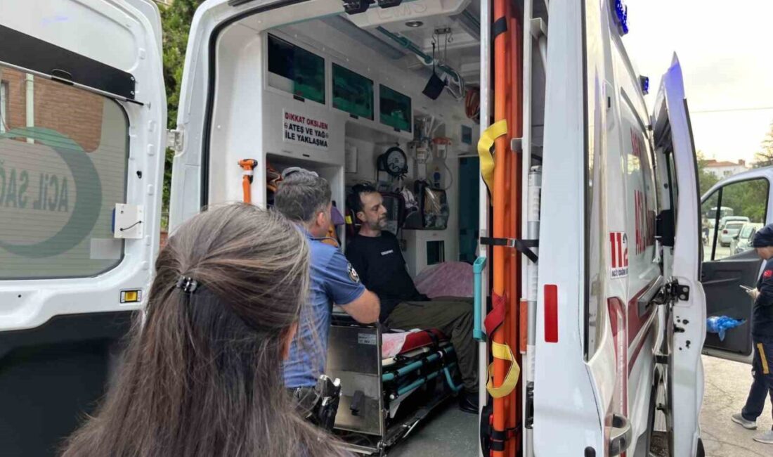 Eskişehir’de binayı ateşe vermeye kalkışan alkollü şahıs, hem polise hem