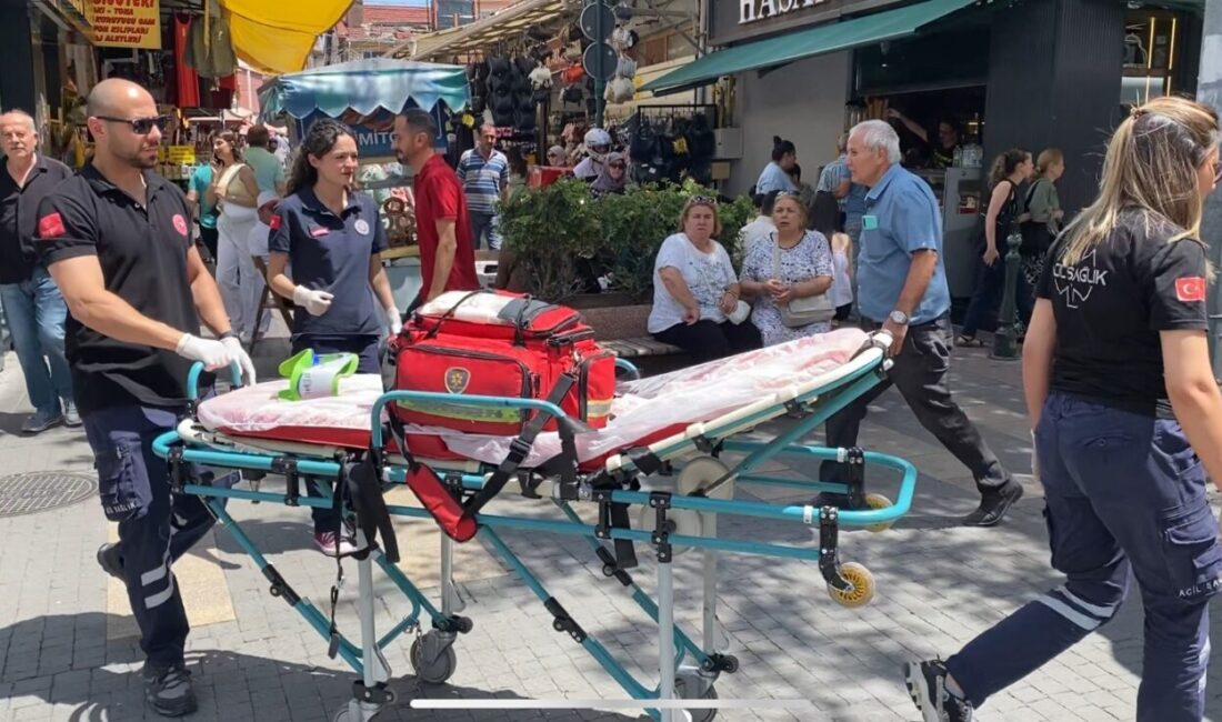 Eskişehir’de bisikletten düşen şahıs, ihbar üzerine yanına giden sağlık ekiplerine