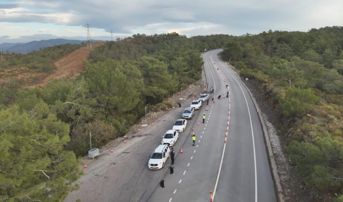 MUĞLA (AA) – Muğla'nın Datça ilçesinde yol kontrolünde, 13 günde