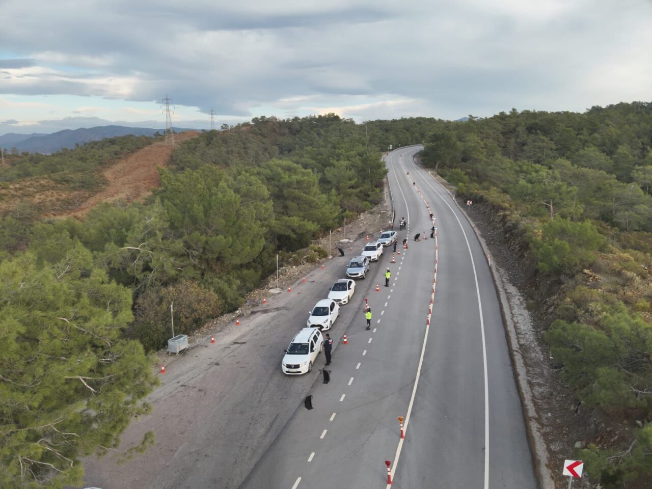 MUĞLA (AA) – Muğla'nın Datça ilçesinde yol kontrolünde, 13 günde