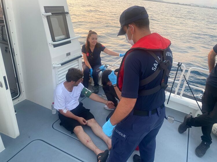 MUĞLA (AA) – Muğla'nın Fethiye ilçesi açıklarında motoryatta rahatsızlanan kişi,