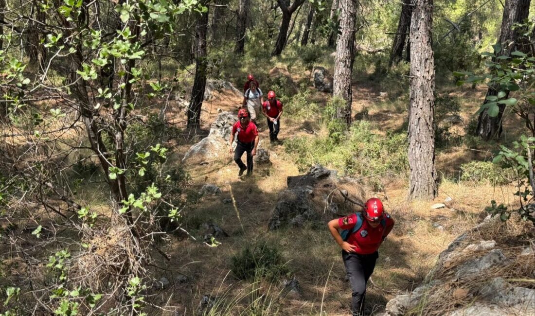 MUĞLA (AA) – Muğla'nın Fethiye ilçesinde ormanlık alanda kaybolan Rus
