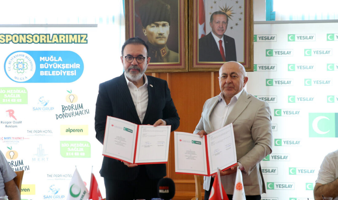 MUĞLA (AA) – İletişim Başkanlığı Muğla Bölge Müdürlüğü ile Yeşilay