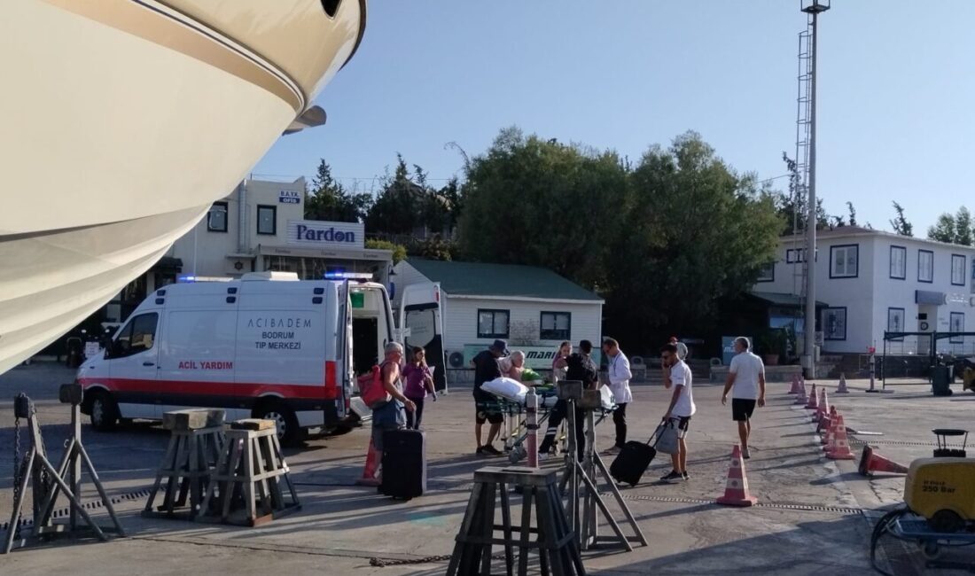 MUĞLA (AA) – Ege Denizi'ndeki İstanköy (Kos) Adası'nda kalp rahatsızlığı