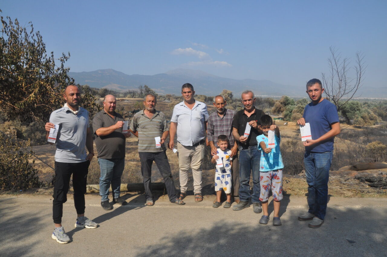 İZMİR (AA) – İzmir'in Ödemiş ilçesinde orman yangınının yaralarını sarmaya