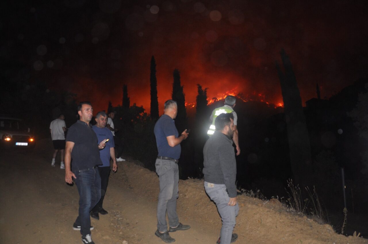 İZMİR (AA) – İzmir'in Ödemiş ilçesinde ormanlık alanda çıkan yangına