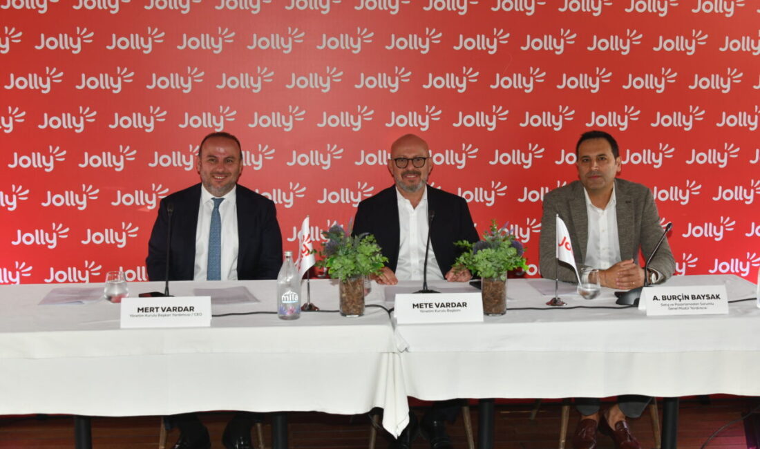- Jolly Yönetim Kurulu Başkanı Mete Vardar:
- "İç pazarı büyütmeyi