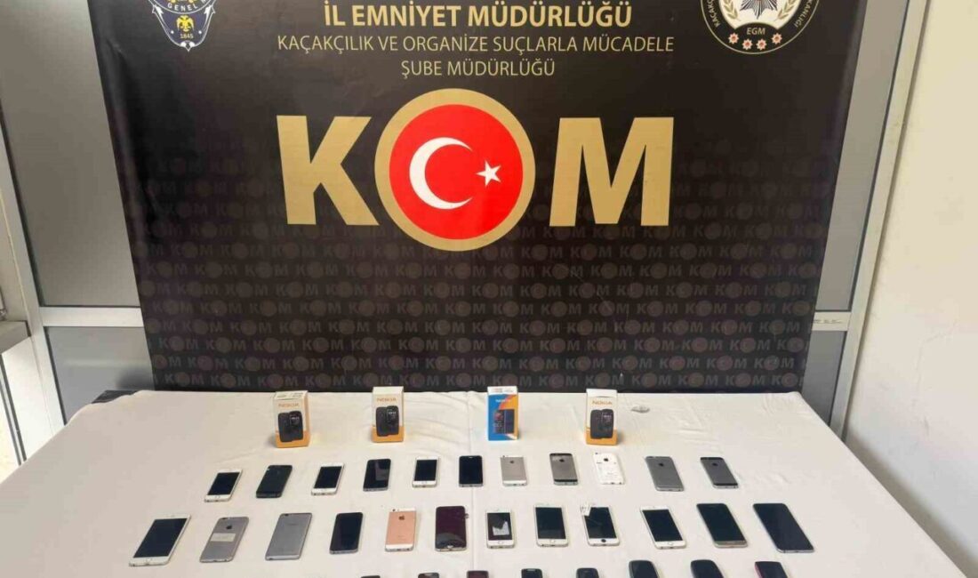 Kaçakçılık ve Organize Suçlarla Mücadele (KOM) Şube Müdürlüğü ekiplerince bir